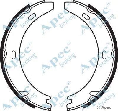 APEC BRAKING shu527 -  Комплект тормозных колодок